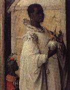 BOSCH, Hieronymus kaspar konungarnas tillbedjian Spain oil painting artist